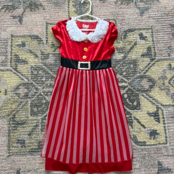 AME Girls mrs clause Santa Christmas Nightgown dress - Picture 1 of 4